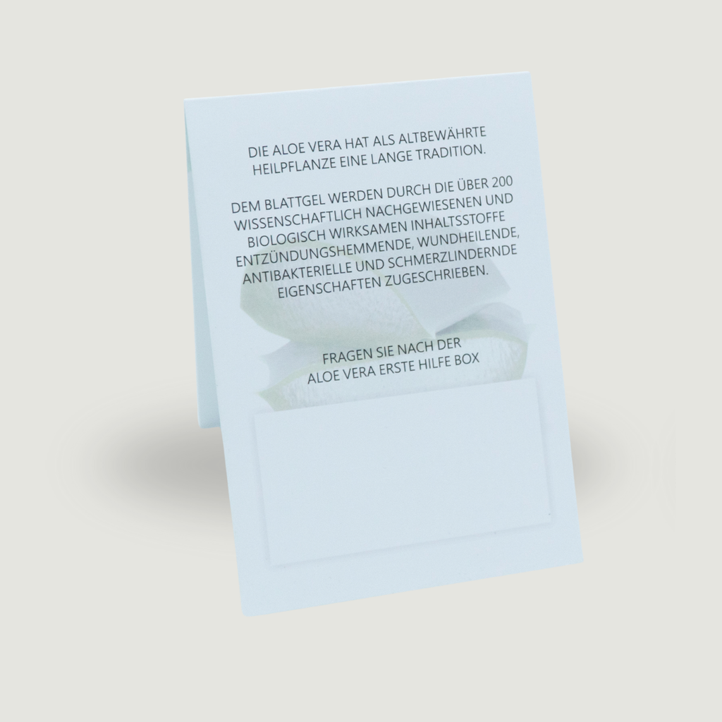 Flyer - Erste Hilfe Spray