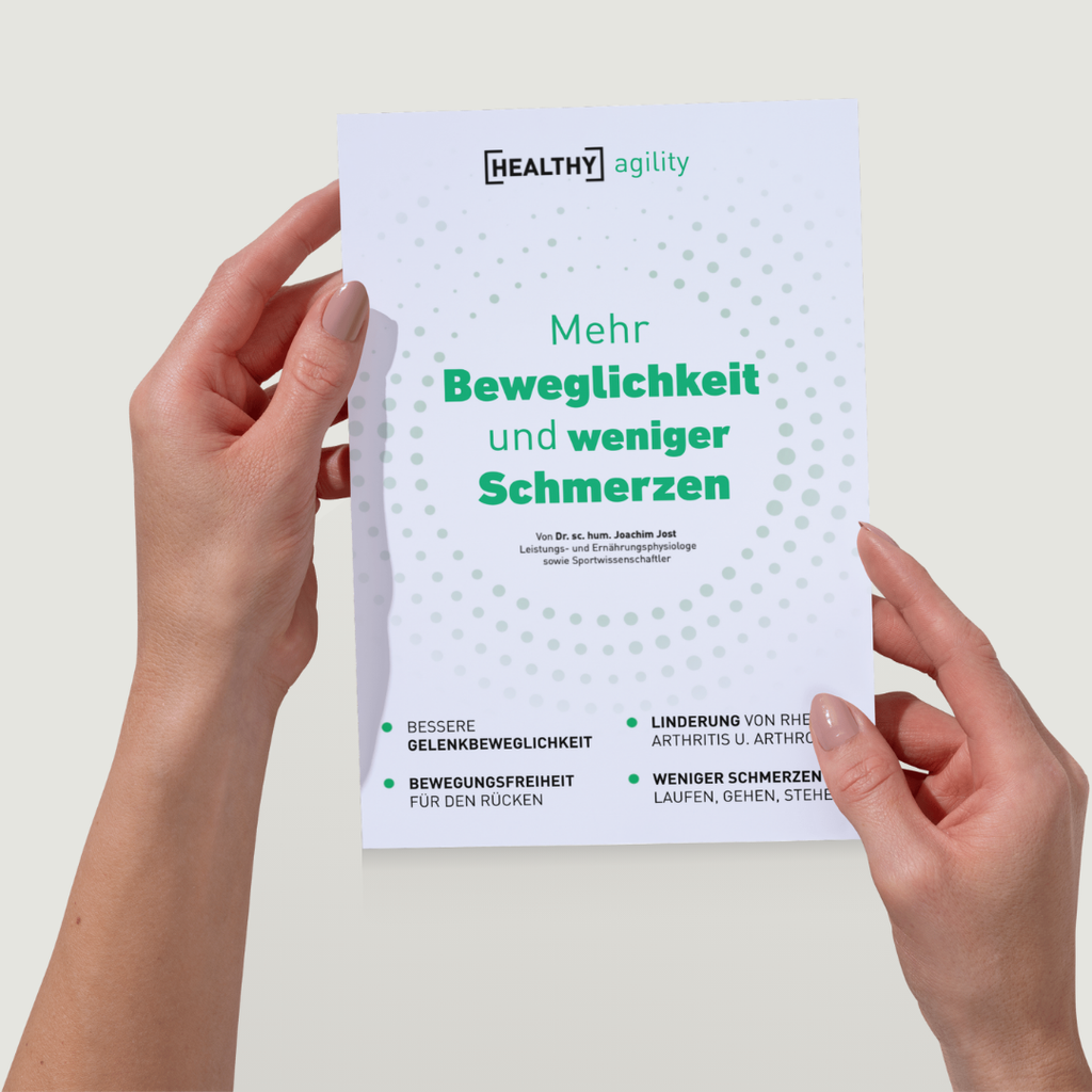 Flyer "Mehr Beweglichkeit und weniger Schmerzen"