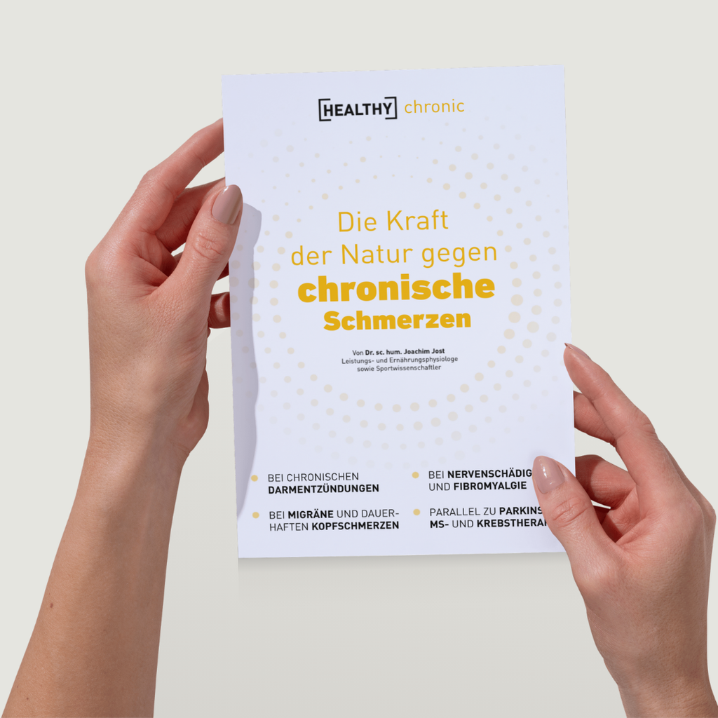 Flyer "Die Kraft der Natur gegen chronische Schmerzen"