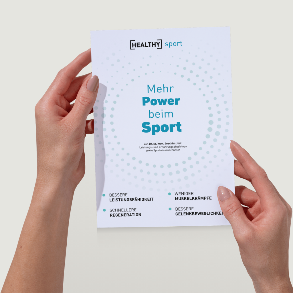 Flyer "Mehr Power beim Sport"