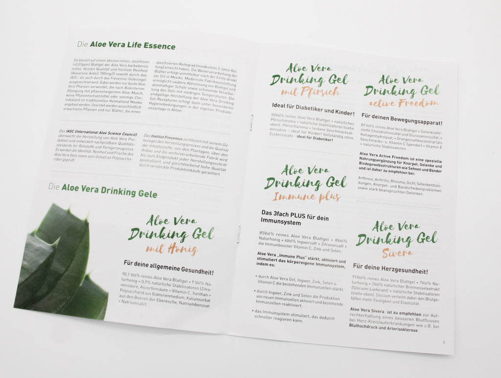 Flyer "Aloe Vera"