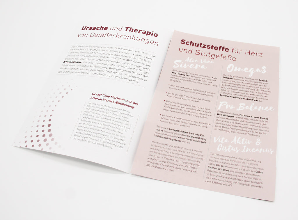 Flyer "Stärkung für Herz und Kreislauf"