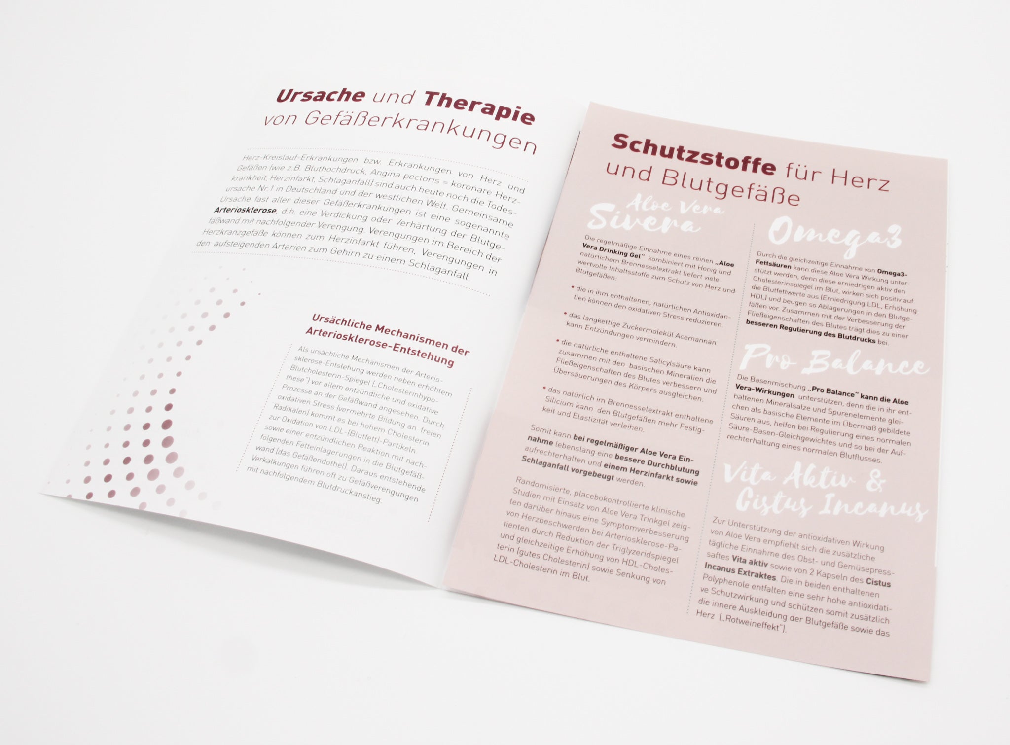 Flyer "Stärkung für Herz und Kreislauf"