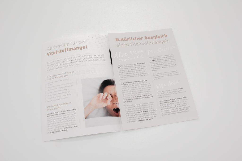Flyer "Bist du wirklich Gesund & Vital?"