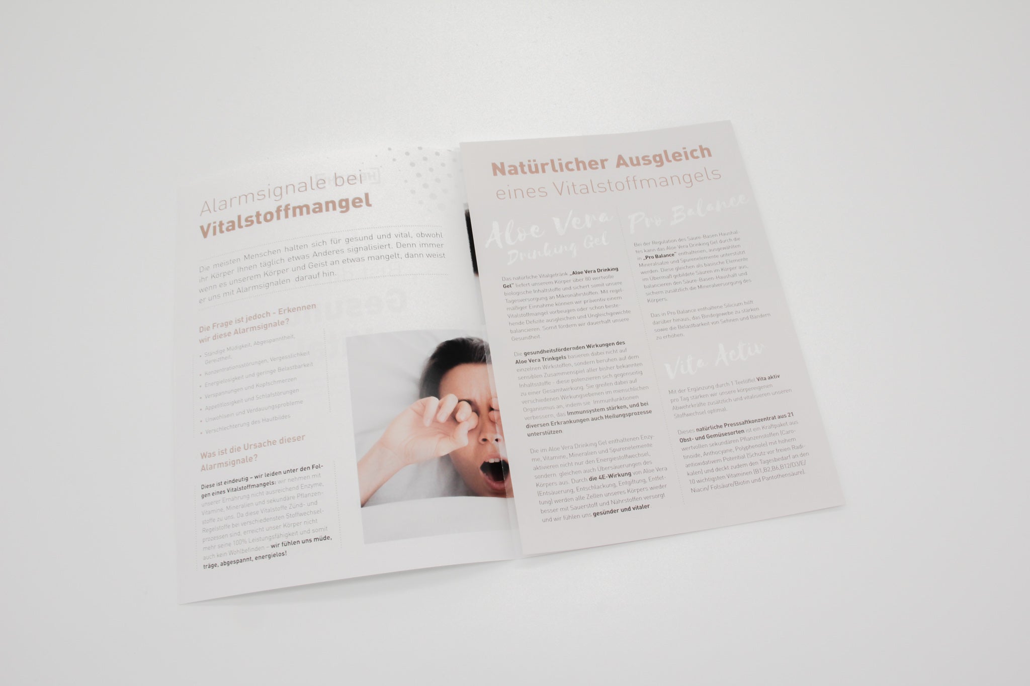Flyer "Bist du wirklich Gesund & Vital?"